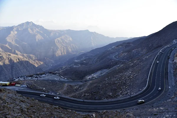 Yol Jais dağlara, Jebel Jais, Ras Al Khaimah, Birleşik Arap 