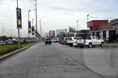 Manila, Filipinler, 12 Aralık 2017 yoldan Manila Bagu