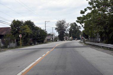 Manila, Filipinler, 12 Aralık 2017 yoldan Manila Bagu