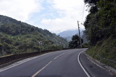 Manila, Filipinler, 12 Aralık 2017 yoldan Manila Bagu