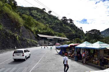 Manila, Filipinler, 12 Aralık 2017 yoldan Manila Bagu