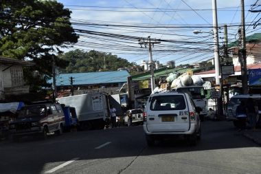 Baguio City, Filipinler, 13 Aralık 2017 Baguio Şehir Sightse