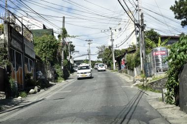 Baguio City, Filipinler, 13 Aralık 2017 Baguio Şehir Sightse