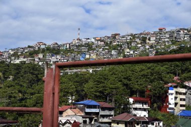 Baguio City, Filipinler, 13 Aralık 2017 Baguio Şehir Sightse