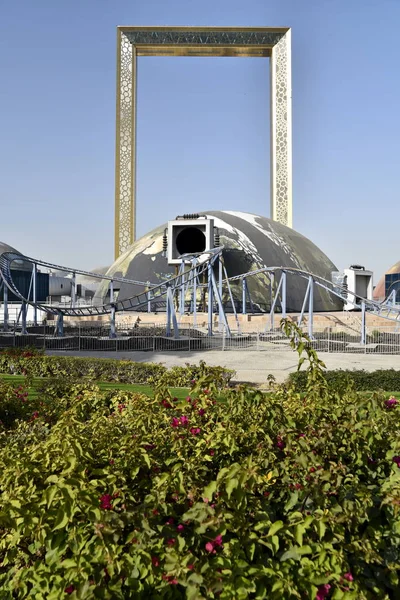 Vistas al parque en Zabeel park, Dubai, Emiratos Árabes Unidos — Foto de Stock