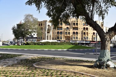 Al Fahidi tarihsel ve Dubai eski Souq Mahallesi'nde, Dubai, BM