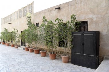 Al Fahidi tarihsel ve Dubai eski Souq Mahallesi'nde, Dubai, BM