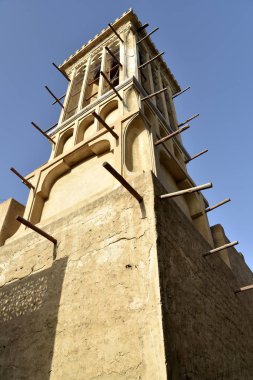 Al Fahidi tarihsel ve Dubai eski Souq Mahallesi'nde, Dubai, BM