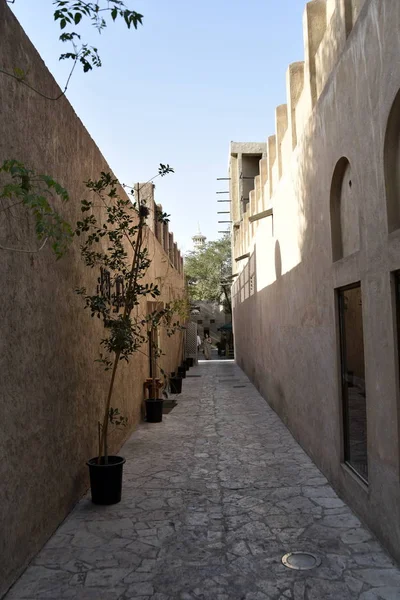 Al Fahidi Historical et Dubai Old Souq Neighbourhood, Dubai, Un — Photo