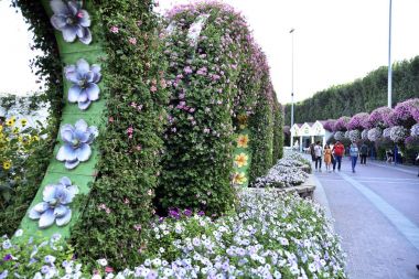 Dubai mucize Garden'da Dünya günü
