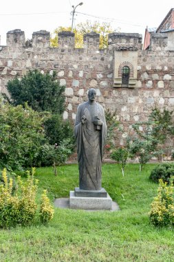Sonbaharda eski Tiflis 'in şehir manzarası