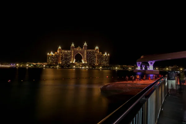 A área de Pointe perto do hotel Atlantis, Dubai, Emirados Árabes Unidos — Fotografia de Stock