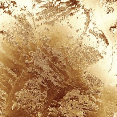 Mutlu yıllar, Noel, davetiye, düğün kartları, doğum günü, sevgililer günü için dekoratif altın dokuma. Parlak altın kare çerçeve. Metnin için kopyalama alanı olan üst görünüm.