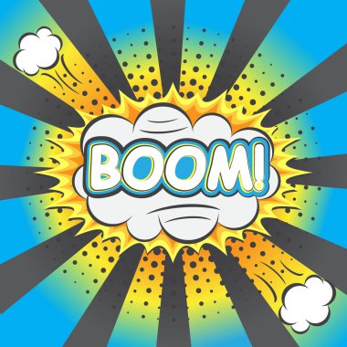 Retro konuşma kutusu.