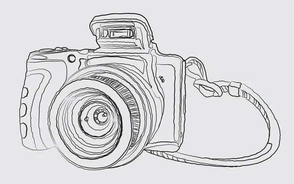 Ρετρό φωτογραφική μηχανή. — Διανυσματικό Αρχείο