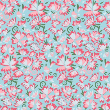 Kusursuz çiçek deseni.