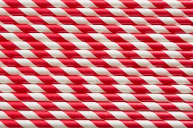 Arka plan olarak Noel kırmızı çöp. Üstten Görünüm. Desen.