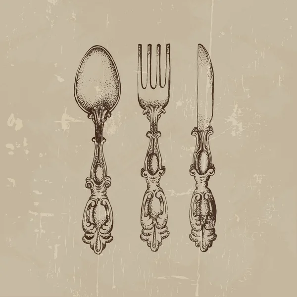Equipo En Mano Doodle Dibujo Ilustracion De Vector De Cocina Vector Art Stock Images Depositphotos