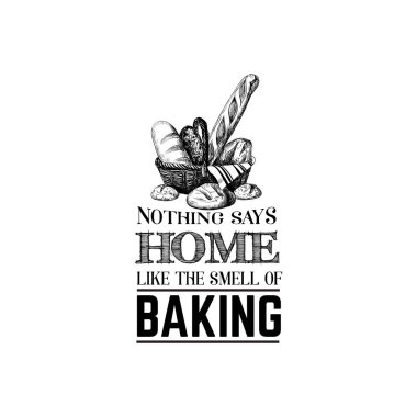 Ekmek ve pişirme hakkında alıntı yazım arka plan