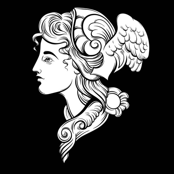 Vector illustration of Hermes.