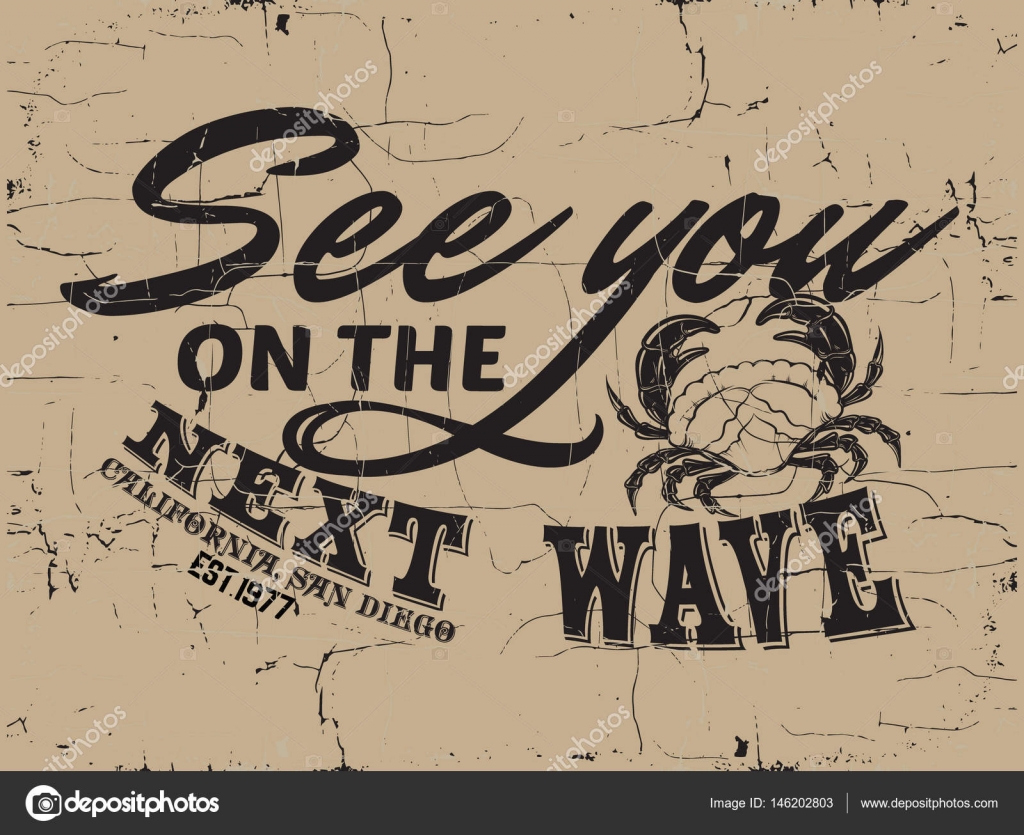 Typographie vectorielle vintage pour l�impression de t