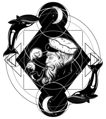 vektör el çizimi resimleme. 