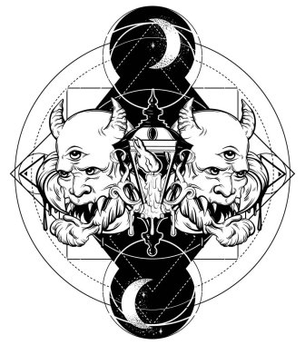 vektör el çizimi resimleme. 