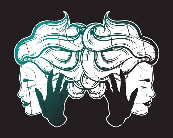 Vector hand drawn illustration