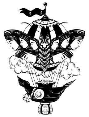 vektör el çizimi resimleme