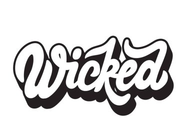 Vektör el yazısı harfler