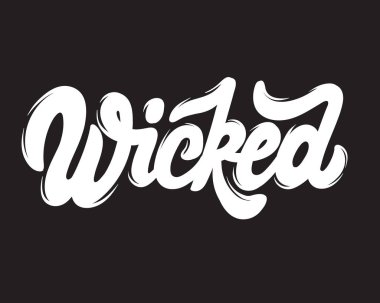 Vektör el yazısı harfler