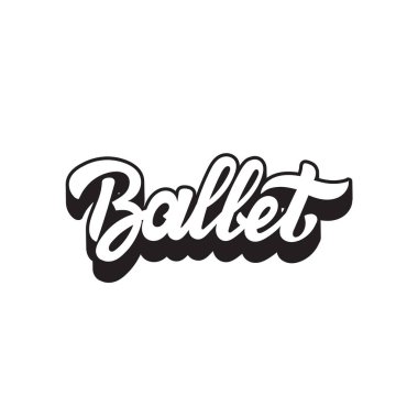 Vektör el yazısı harfler. 