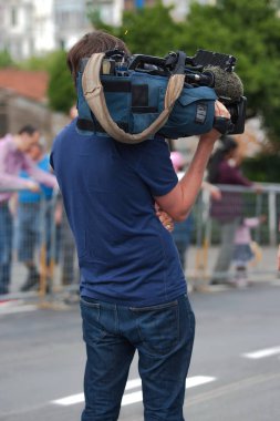 Cameraman in action