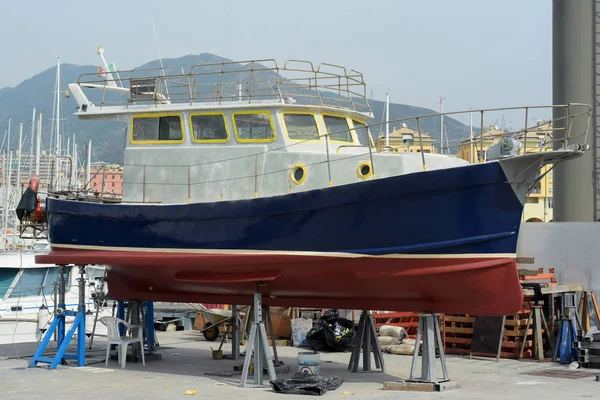 Barco Detenido Astillero Para Reparaciones — Foto de Stock