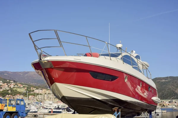 Barco Detenido Astillero Para Reparaciones — Foto de Stock