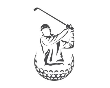 Modern Golf Logo - profesyonel Golf Derneği