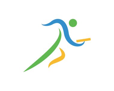 Modern spor Logo sembol - röle Çalıştır