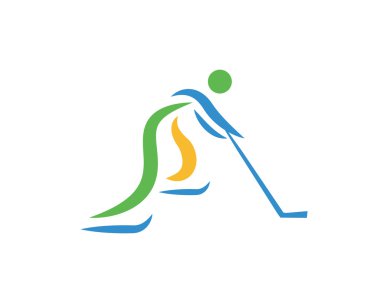 Modern spor Logo sembol - hokey