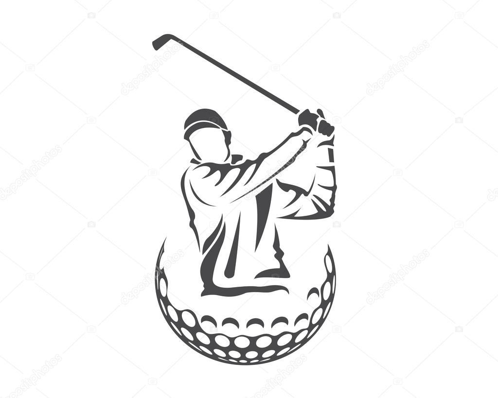 Modern Golf Logo - Professional Golfer Association Stock Vector Image ...