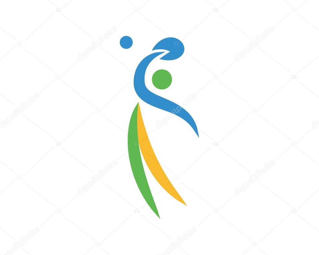 Modern Sports Logo Symbol, Table Tennis