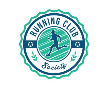 Modern spor rozet Logo - çalışan