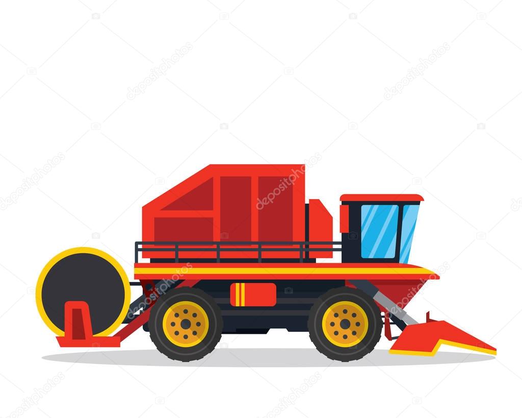 Modern Cotton Harvesting Machine Vehicle