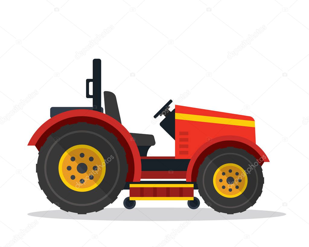 Modern Compact Tractor Vehicle