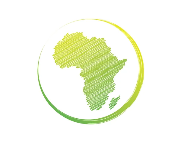 Modern Abstract África Business Foundation Logo — Vetor de Stock