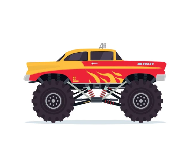 Vektor Rajzfilm Monster Truck — Stock Vector