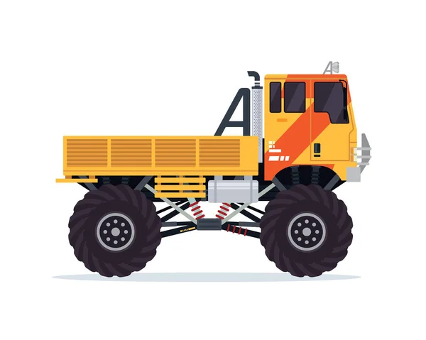 Camion Monstre Bande Dessinée Vectorielle — Image vectorielle