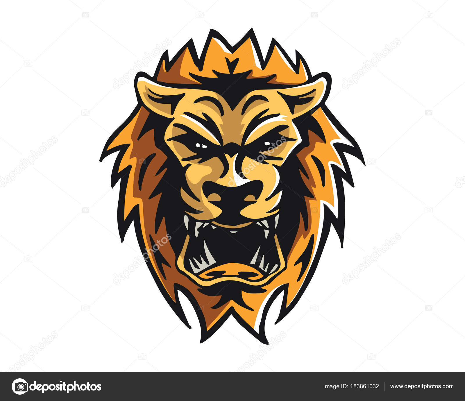 Leadership Animal Logo King Jungle Character Vector Image By C Naulicreative Vector Stock