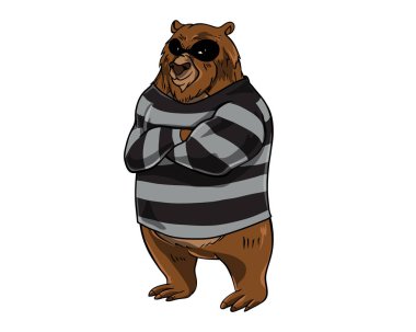 Mesleki karakter - hırsız ayı