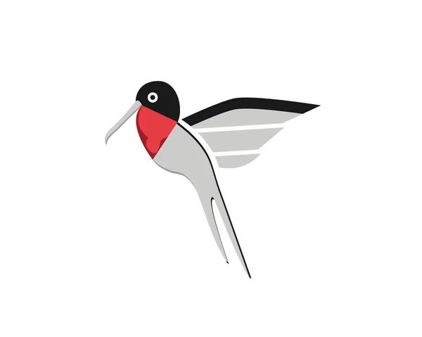 Logo Nowoczesny Ptak Ptak Fregata Symbol — Wektor stockowy