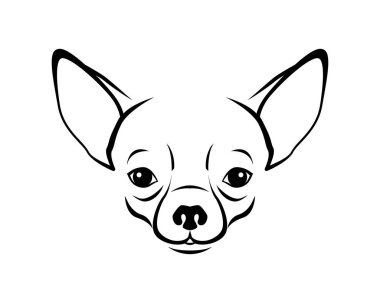 Köpek doğurmak hat sanat Logo - Chihuahua